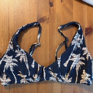 Rip Curl Palm Tree Print Bikini Top